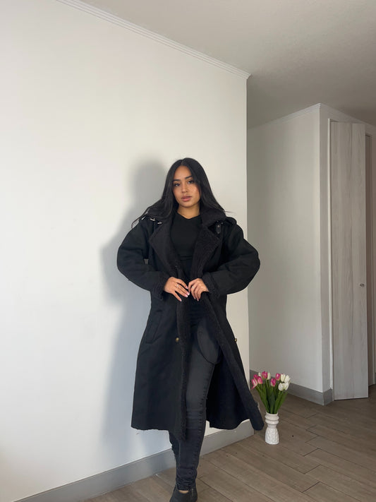 Chaqueta Gamuza Larga Forrada chiporro | Modelo 202 | EZ