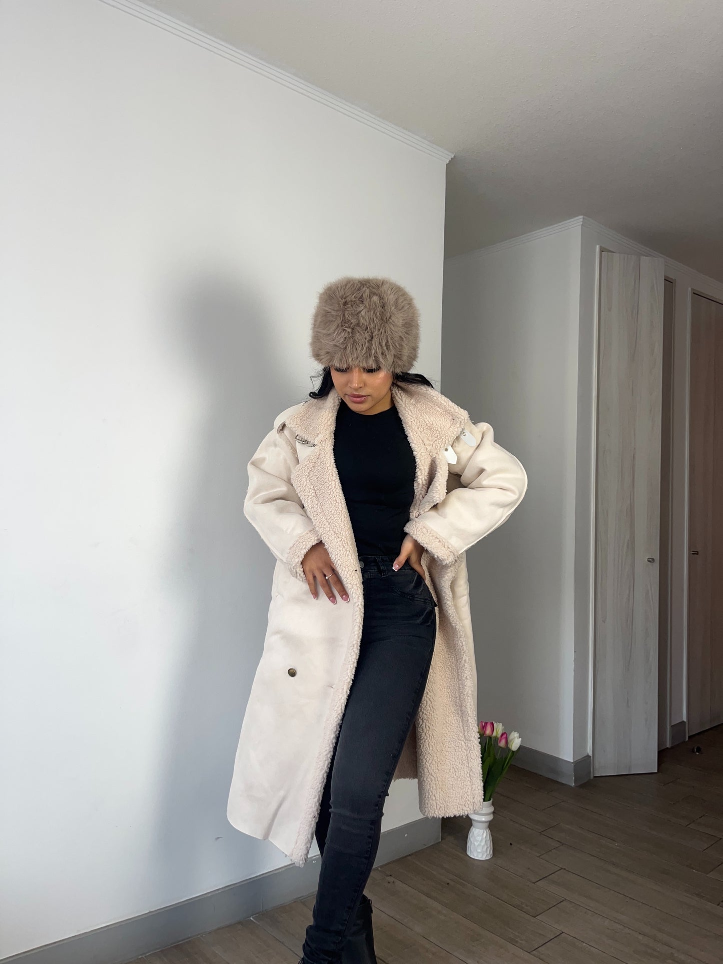 Chaqueta Gamuza Larga Forrada chiporro | Modelo 202 | EZ