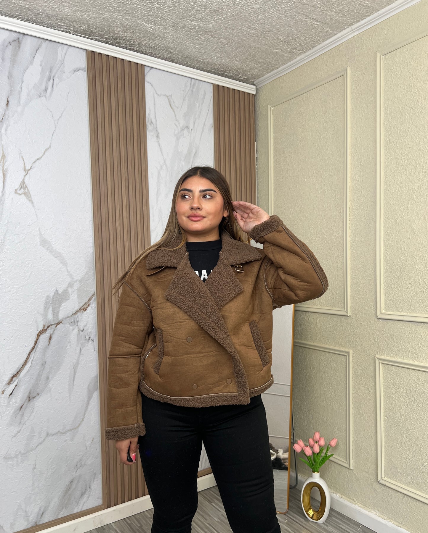 Chaqueta Aviador Oversize Forrada | Modelo 2283| EZ