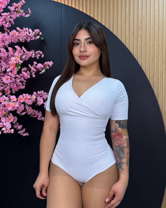 B15-Colaless | Body Modelador Escote Cruzado | EZ