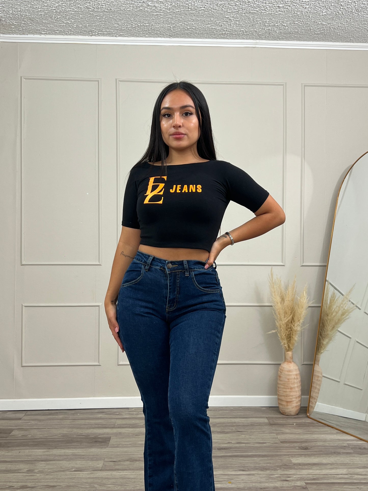 Jeans Flare Azul | Modelo EZ1102 | EZ Jeans