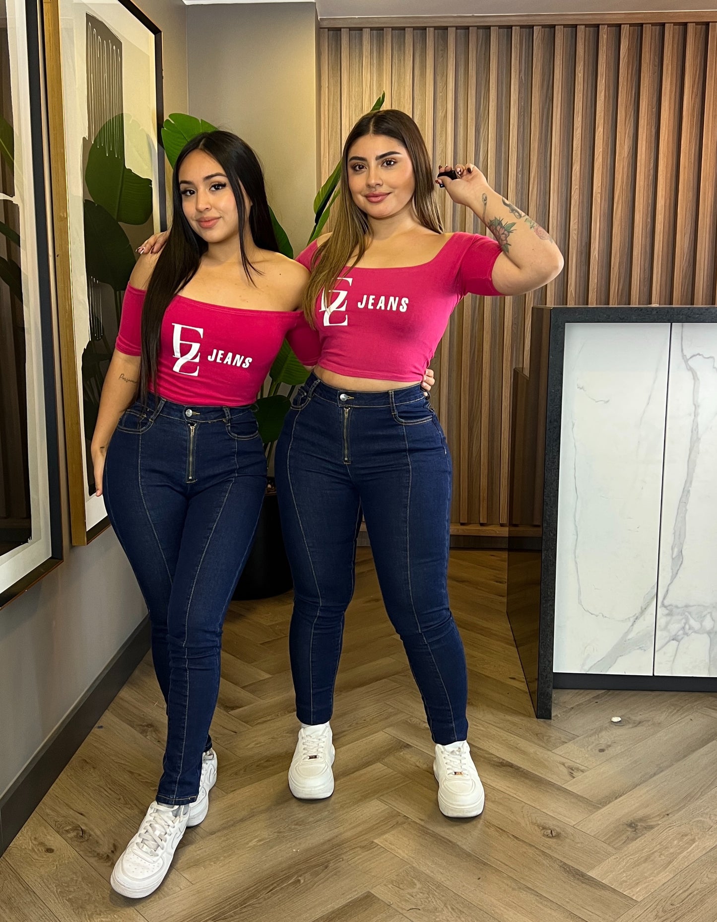 Jeans Skinny Lineal Azul | Modelo EZ1113 (D4) | EZ Jeans