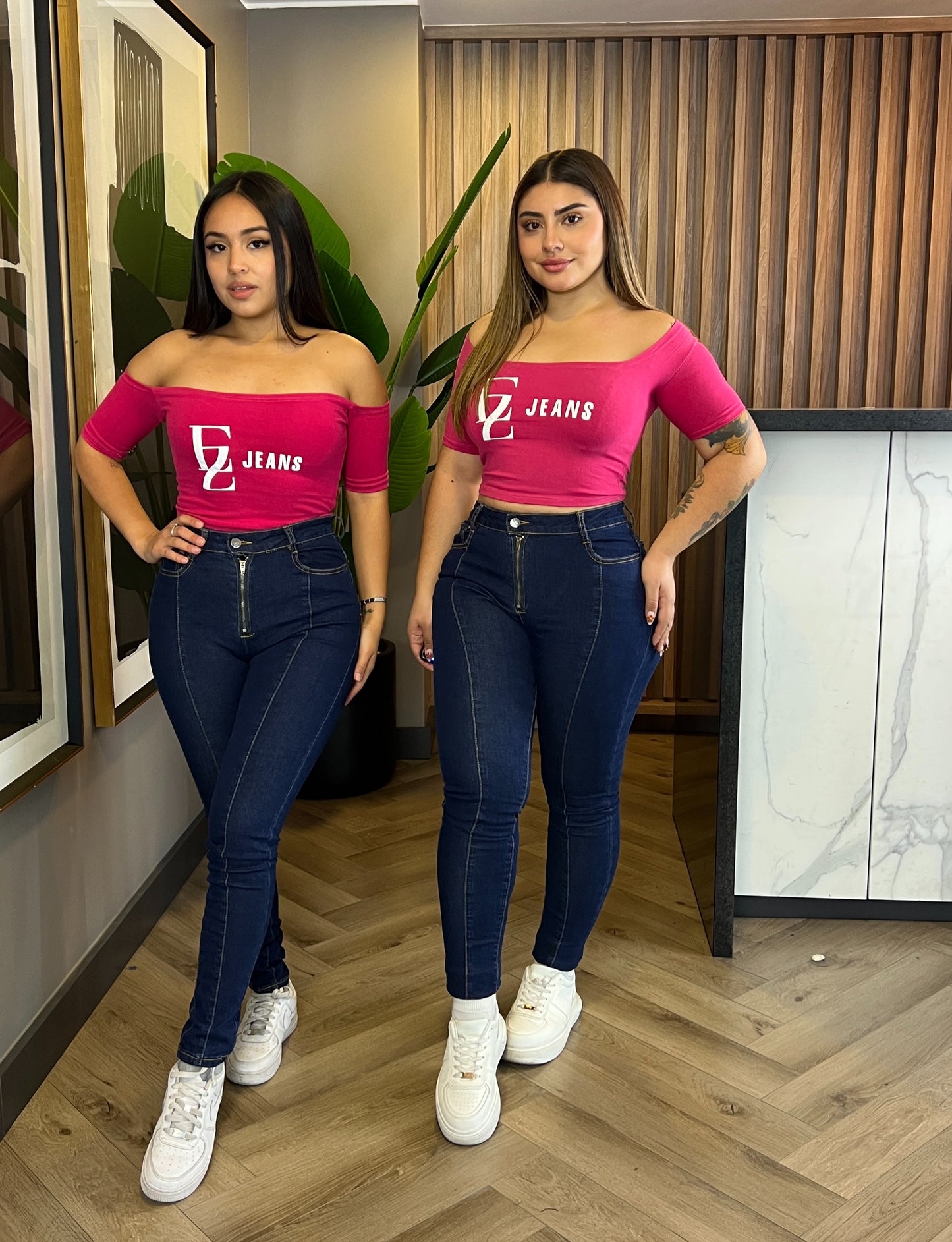Jeans Skinny Lineal Azul | Modelo EZ1113 (D4) | EZ Jeans