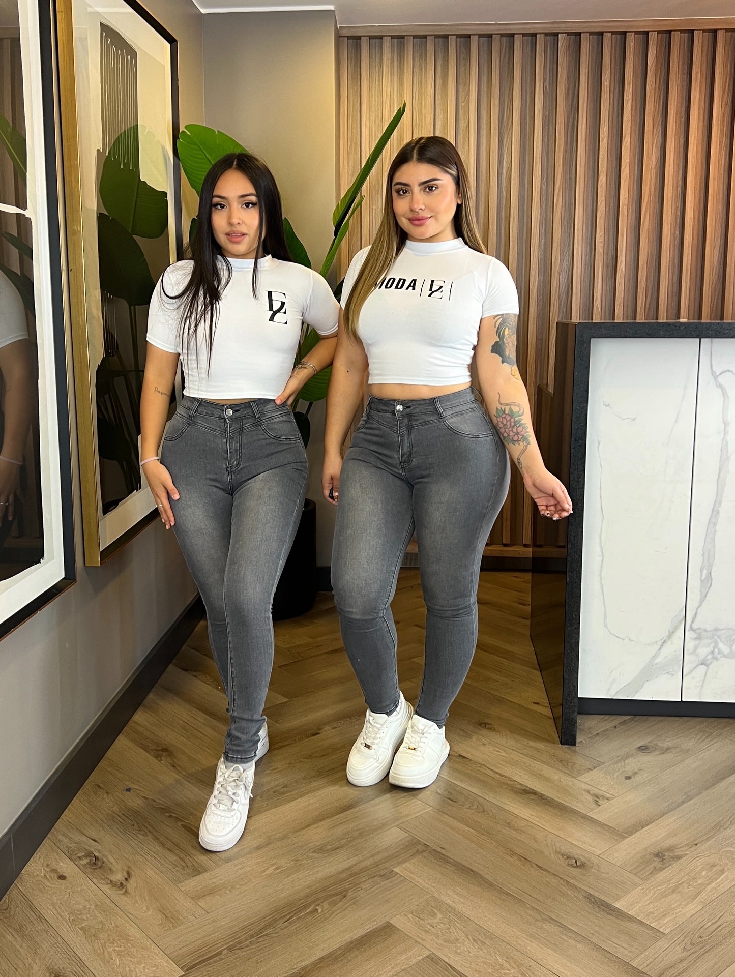 Jeans Skinny Gris | Modelo EZ1117| EZ Jeans