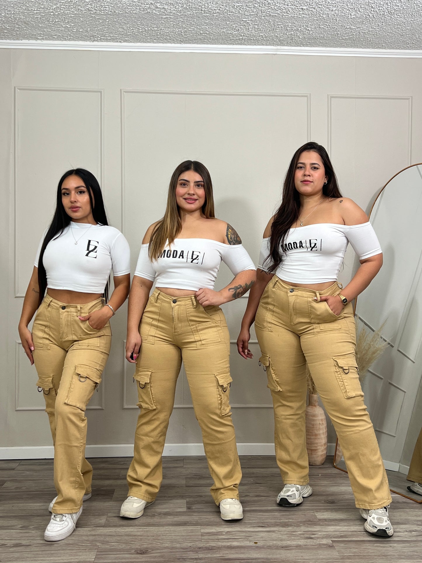 Jeans Cargo Caramelo | Modelo EZ1135 | EZ Jeans