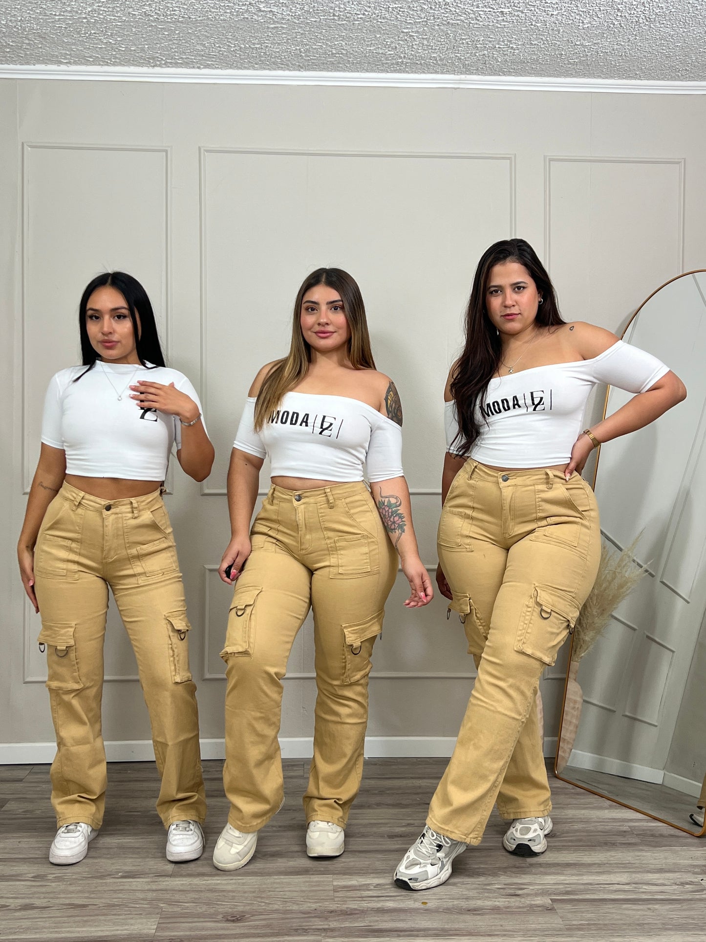 Jeans Cargo Caramelo | Modelo EZ1135 | EZ Jeans