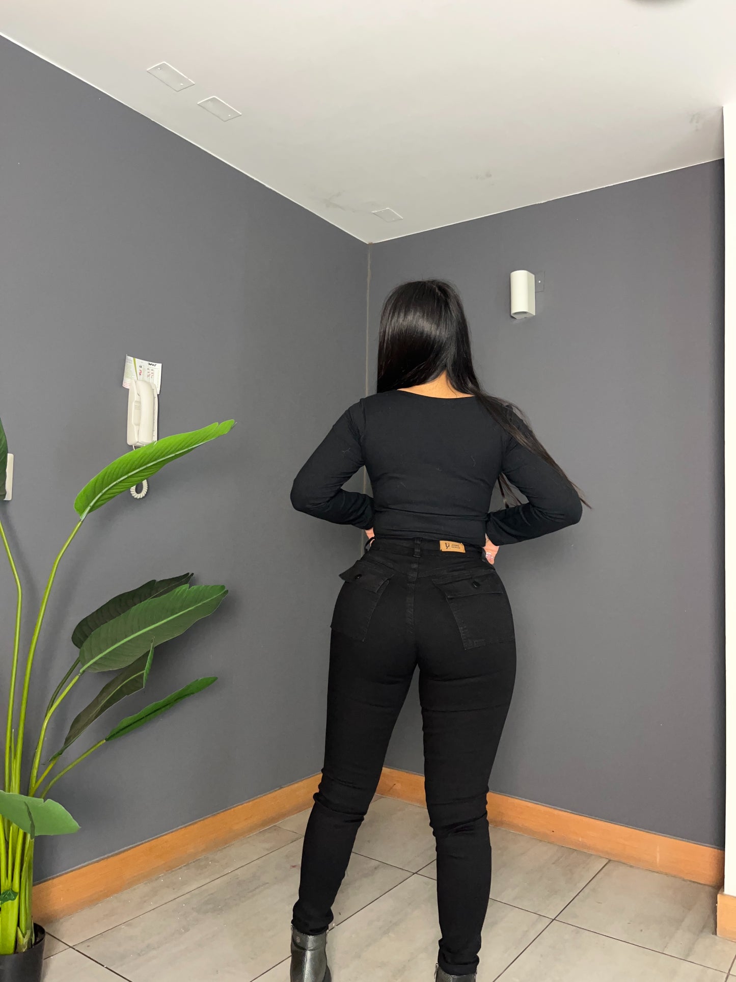 Jeans Skinny Premium Negro Confección Chilena| Modelos EZ2504 | EZ Nacional (B5)