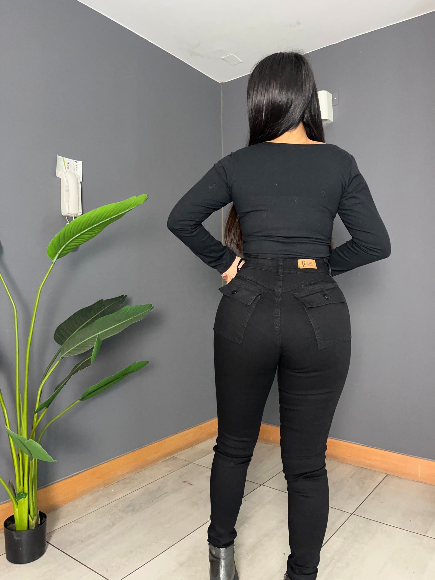 Jeans Skinny Premium Negro Confección Chilena| Modelos EZ2504 | EZ Nacional (B5)