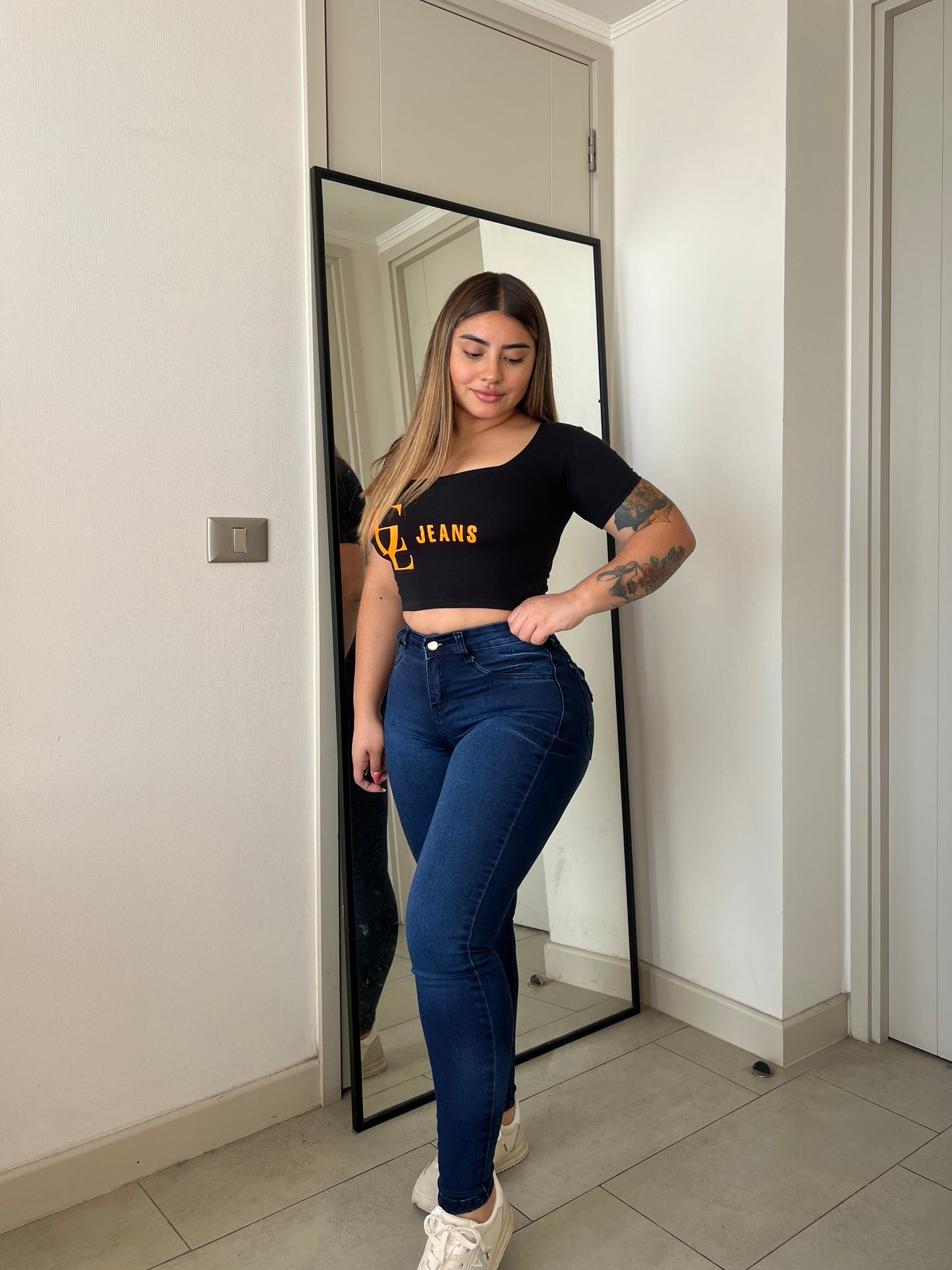 Jeans Skinny Azul Premium Confección Chilena | Modelo EZ2505| EZ Nacional