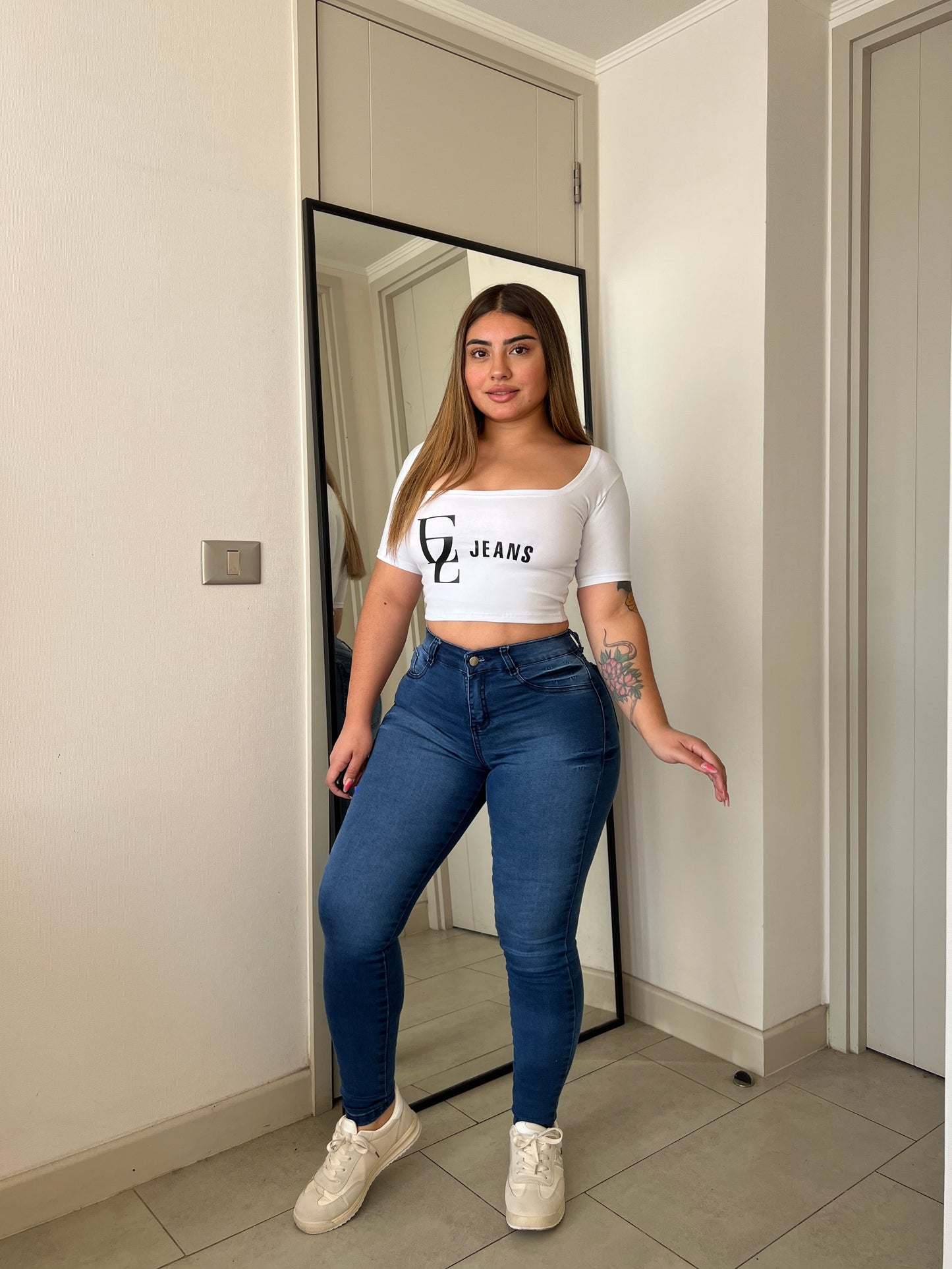 Jeans Skinny Azul Premium Confección Chilena | Modelo EZ2506 | EZ Nacional