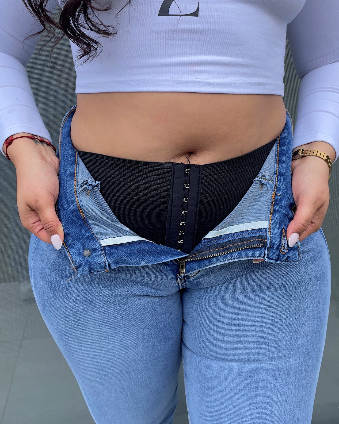 EZ5532 (H3) | Jeans Flare Faja Azul | EZ