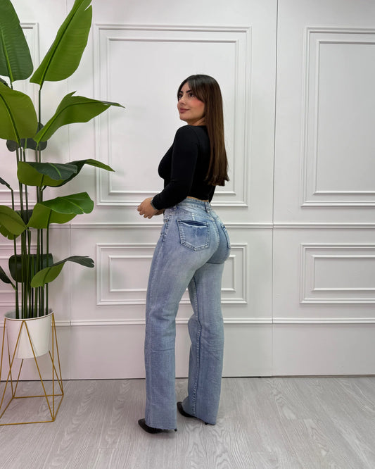 MC1116 (G3) | Wide Leg Azul Focalizado