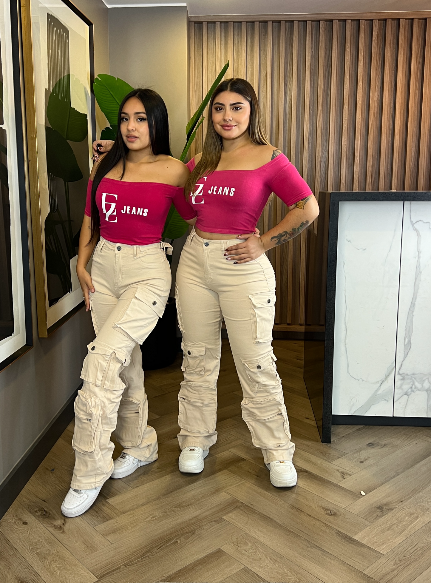 Jeans Cargo Beige | Modelo N20428-3 (A1) | Menina