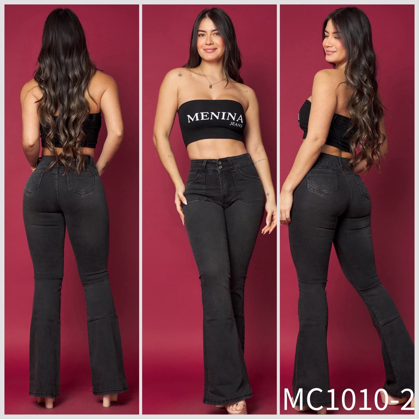 MC1010-2 (B2) | Flare Grafito Bolsillo Cuadrado