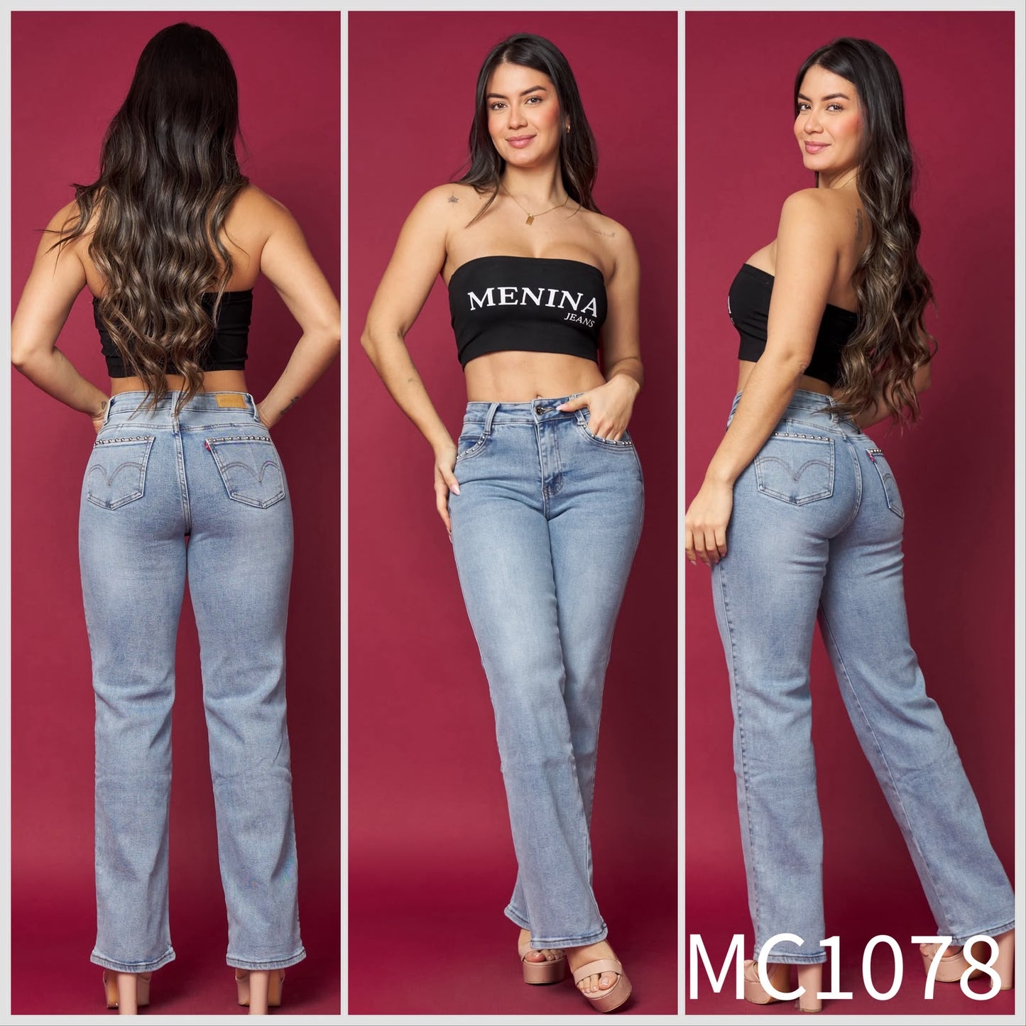 MC1078 (I7) | Wide Leg Celeste