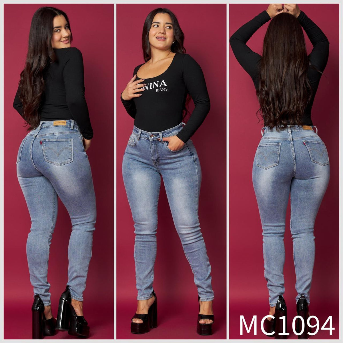 MC1094 (B6) | Skinny Celeste Focalizado