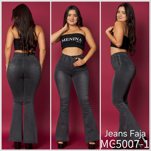 MC5007-1 (I3) | Flare Faja Trenzado Grafito Focalizado | Compra 1 Talla Más