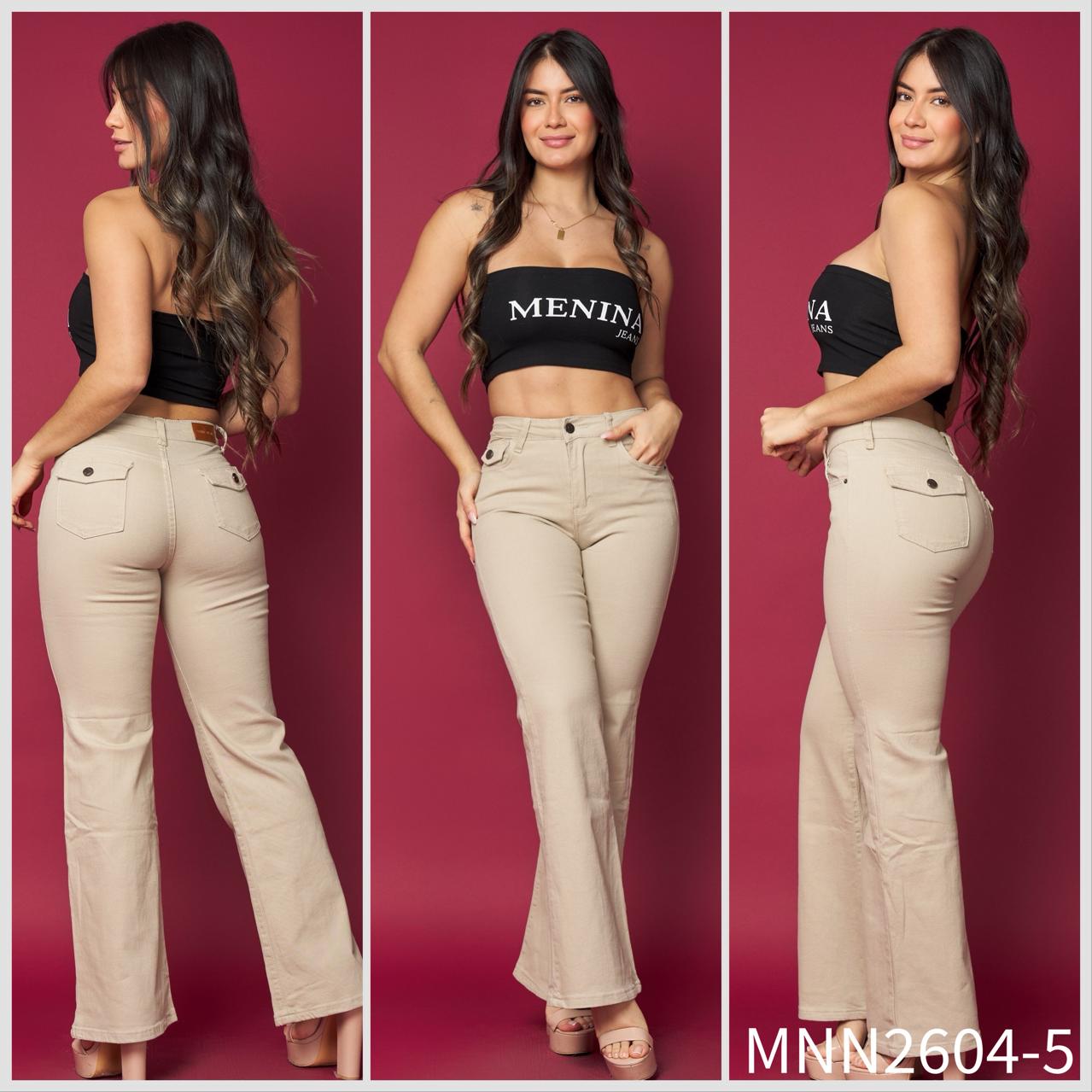 N2604-5 (V4) | Recto Beige Bolsillo Con Tapa