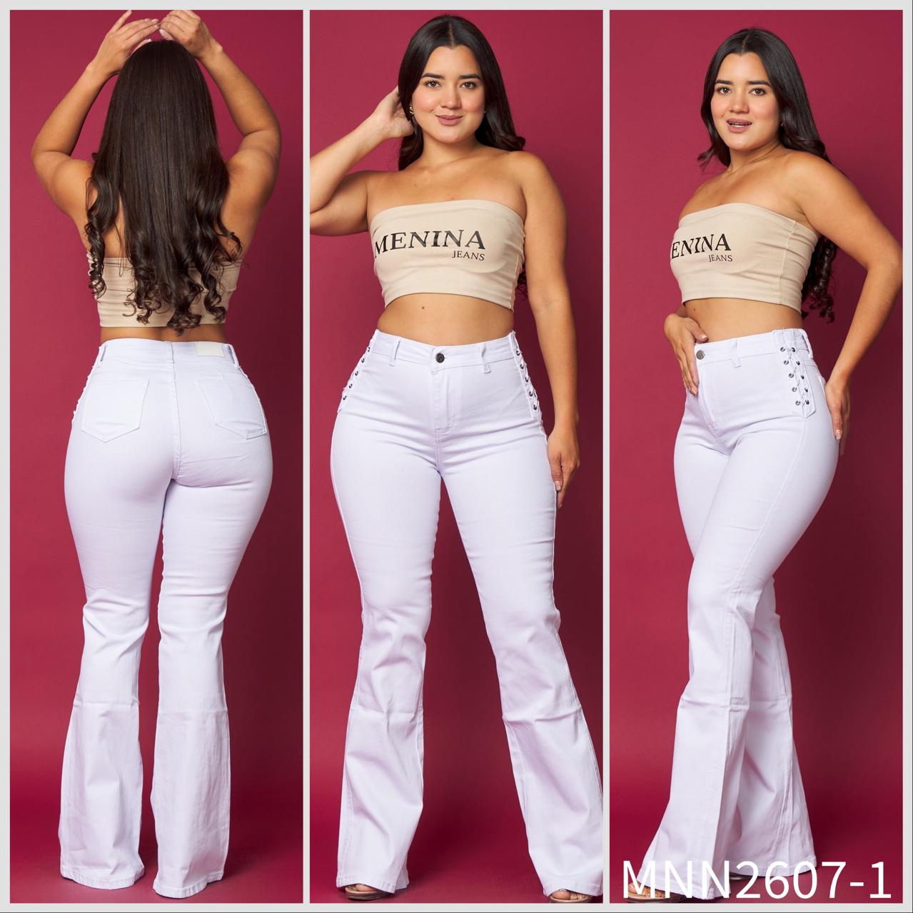 N2607-1 (L2) | Flare Trenzado Blanco