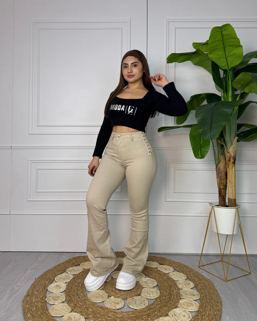 N2607-2 (U1) | Flare Trenzado Beige