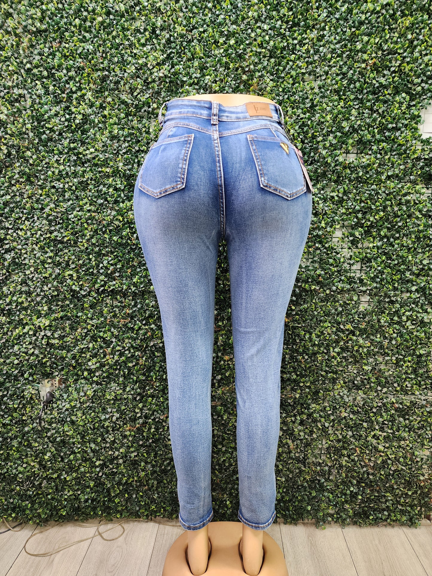 EZ5503 | Jeans Skinny Con Faja Azul | EZ