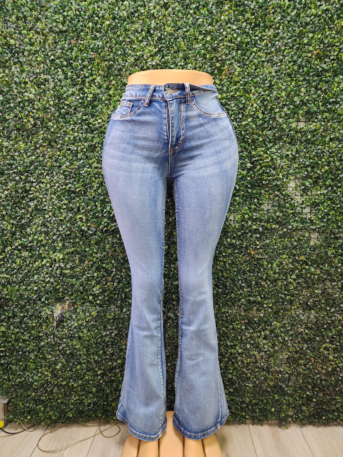 EZ5532 (H3) | Jeans Flare Faja Azul | EZ