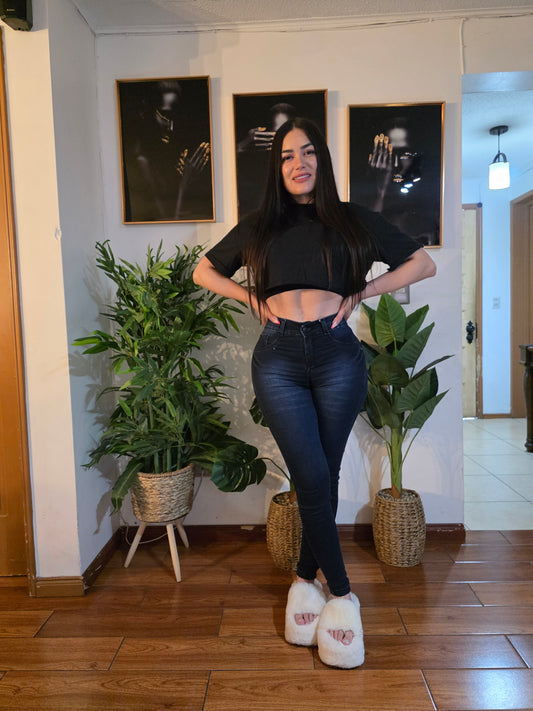 EZ2518 (P2) | Skinny Nacional Azul Oscuro Focalizado | EZ