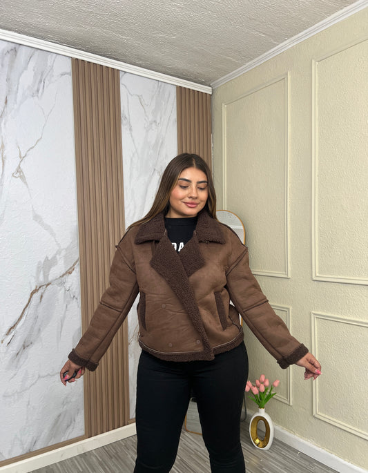 Chaqueta Aviador Oversize Forrada | Modelo 2283| EZ