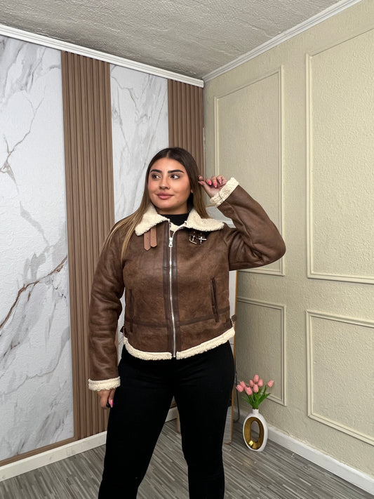 Chaqueta Aviadora Oversize Forrada | Modelo 8823 | EZ