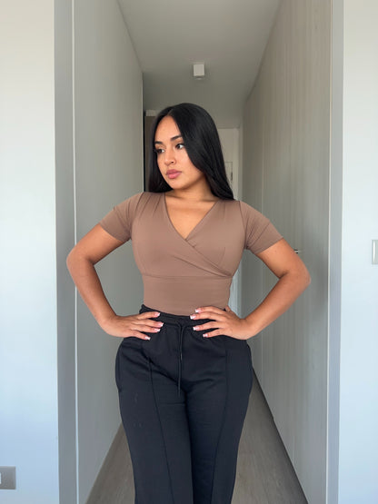 B03 | Body Modelador Escote Cruzado | EZ