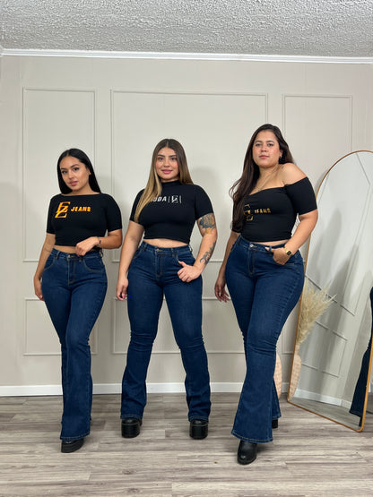 Jeans Flare Azul | Modelo EZ1102 | EZ Jeans