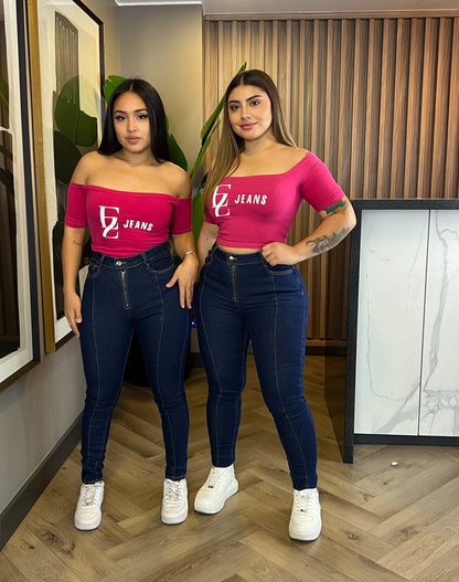Jeans Skinny Lineal Azul | Modelo EZ1113 (D4) | EZ Jeans
