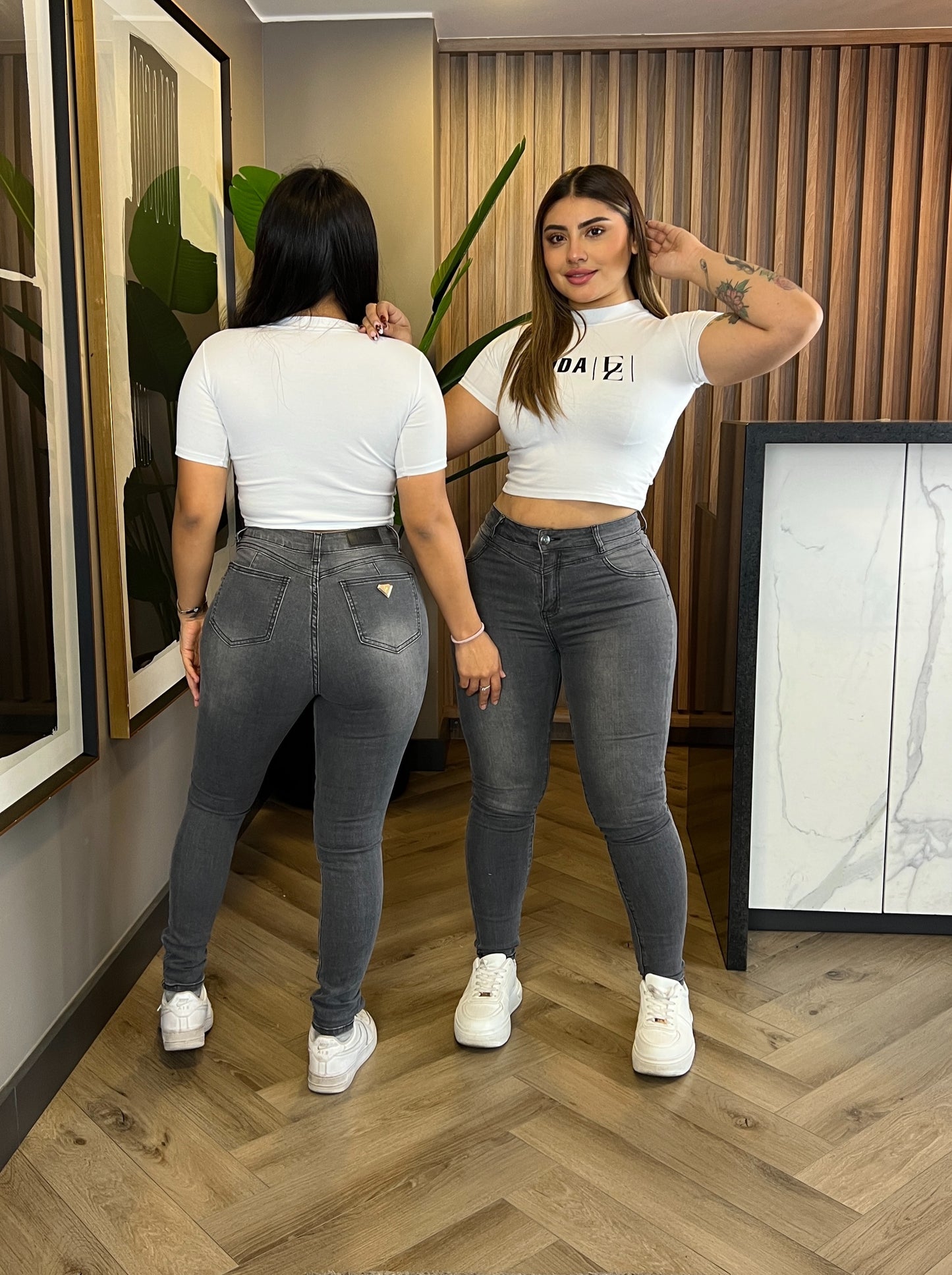 Jeans Skinny Gris | Modelo EZ1117| EZ Jeans