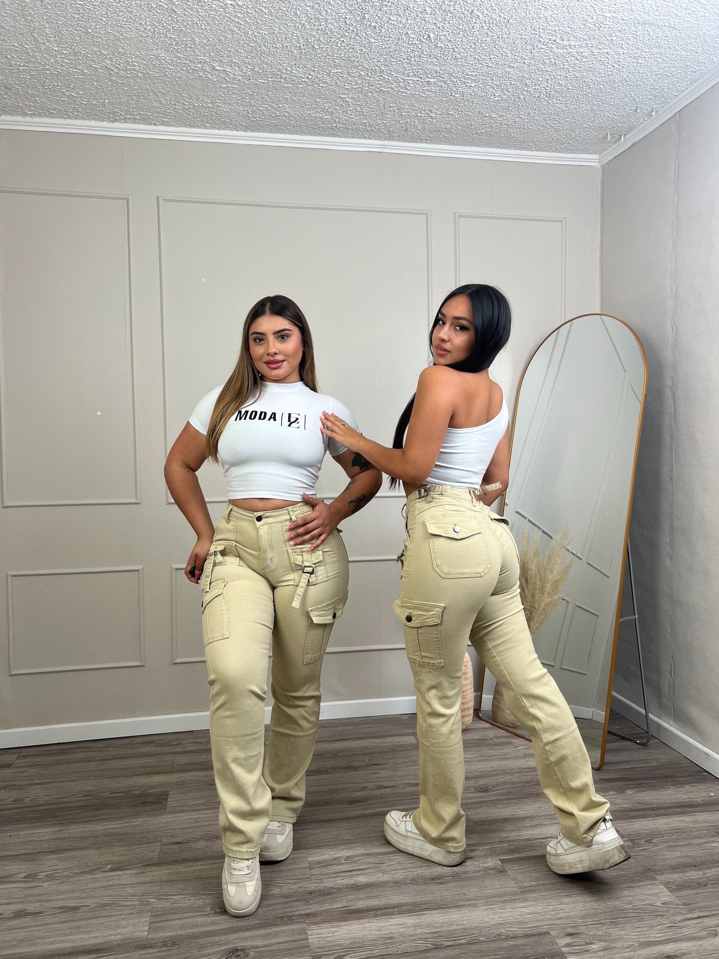 Jeans Cargo Beige | Modelo EZ1129 (E5) | EZ Jeans