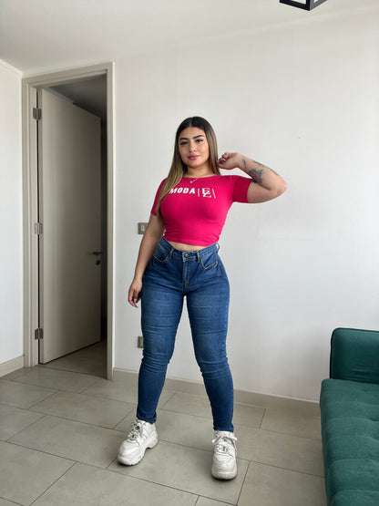 Jeans Con Faja Control Abdomen | Modelo EZ240822 | EZ Jeans