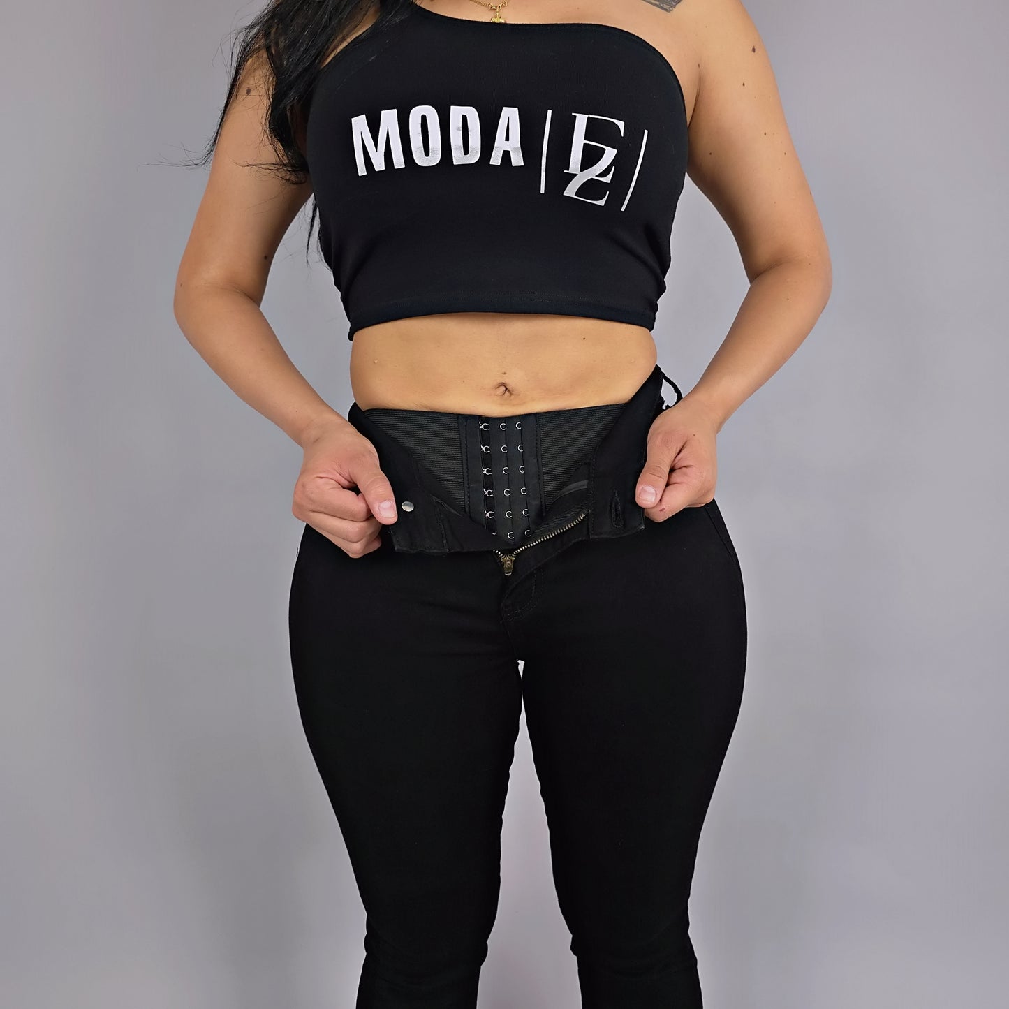 Jeans Flare faja Control Abdomen | Modelo EZ240830 | EZ Jeans