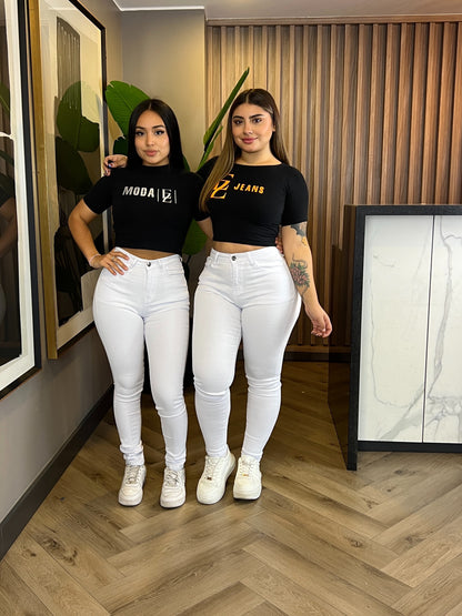 Jeans Skinny Blanco | Modelo EZ24902 | EZ Jeans