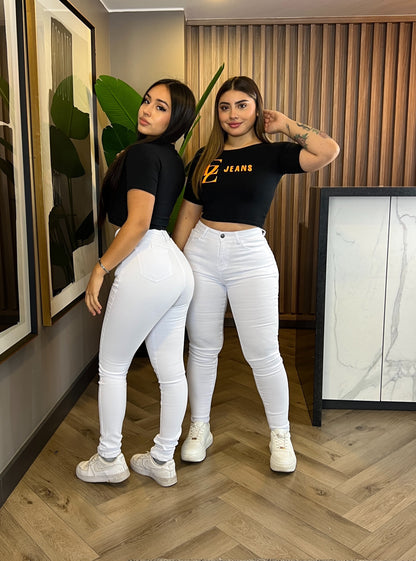 Jeans Skinny Blanco | Modelo EZ24902 | EZ Jeans