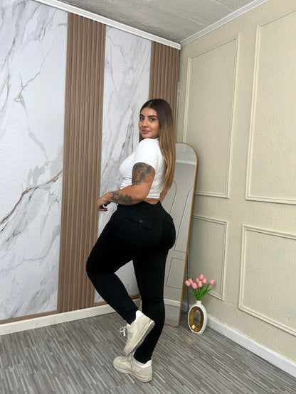 Jeans Skinny Premium Negro Confección Chilena| Modelos EZ2504   | EZ Nacional