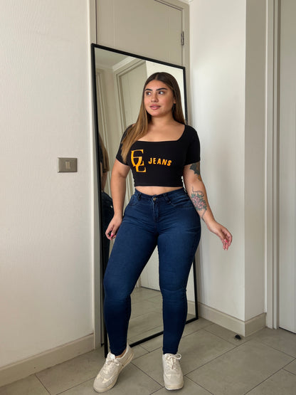 Jeans Skinny Azul Premium Confección Chilena | Modelo  EZ2505| EZ Nacional