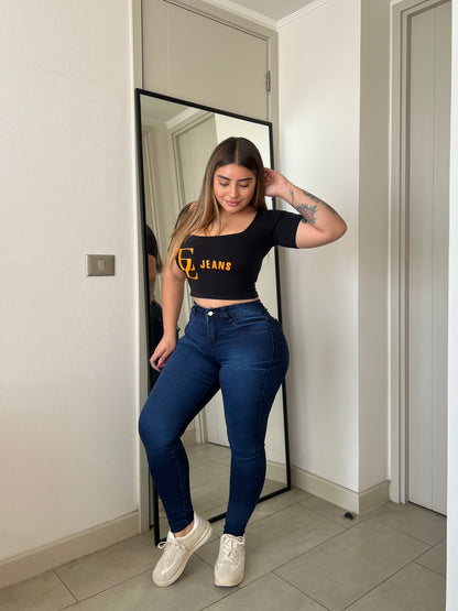 Jeans Skinny Azul Premium Confección Chilena | Modelo  EZ2505| EZ Nacional