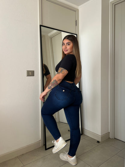 Jeans Skinny Azul Premium Confección Chilena | Modelo  EZ2505| EZ Nacional