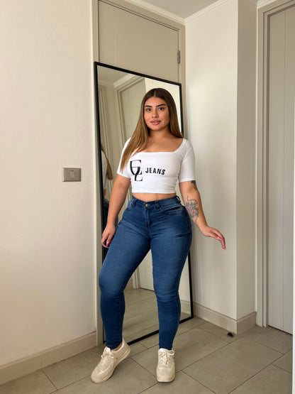 Jeans Skinny Azul Premium Confección Chilena | Modelo EZ2506 | EZ Nacional