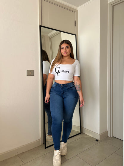 Jeans Skinny Azul Premium Confección Chilena | Modelo EZ2506 | EZ Nacional
