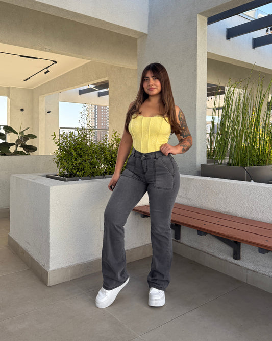 EZ2522 | Jeans Recto Nacional Gris | EZ