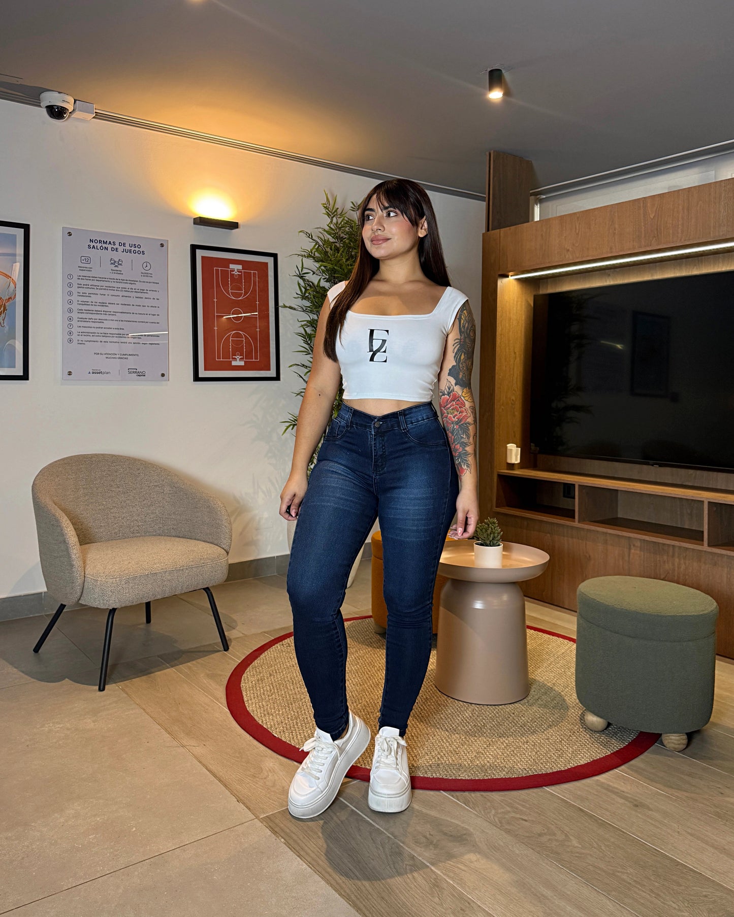 EZ2529 (K) |Skinny Nacional Azul Oscuro Focalizado Ultra Push Up | EZ