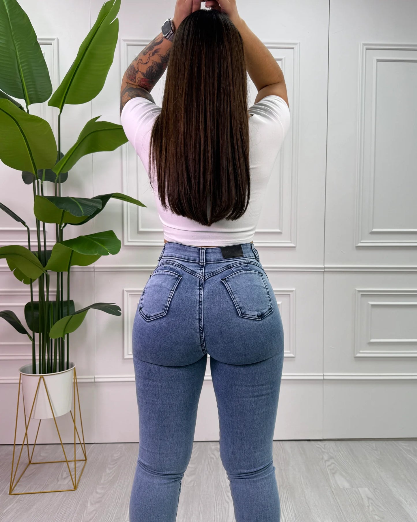 EZ2539 | Flara Nacional Celeste Jaspeado Ultra Push Up | EZ