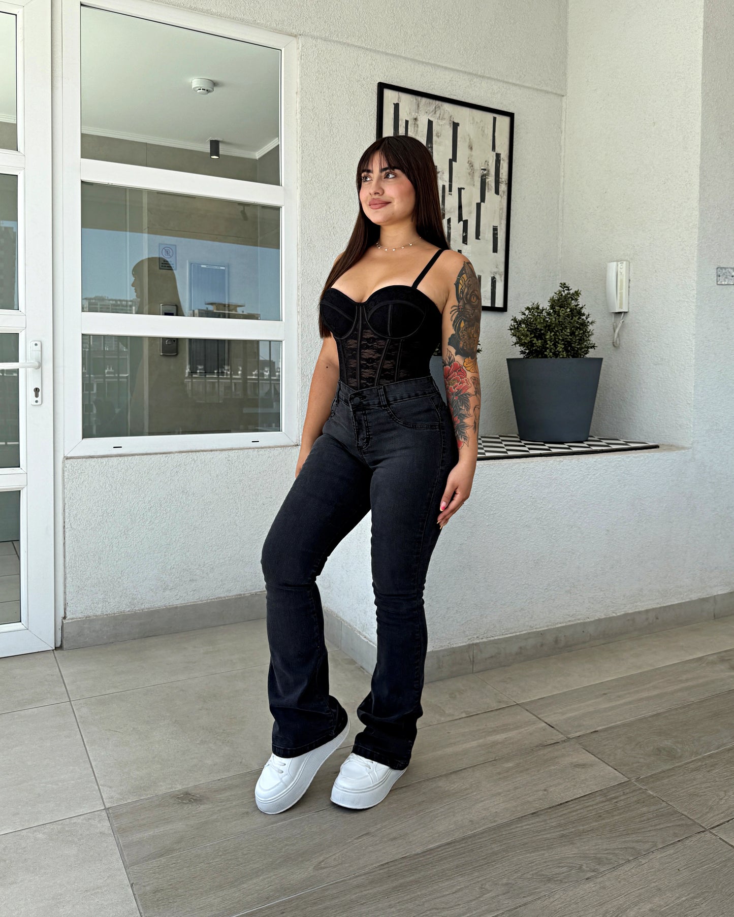 EZ2527 | Flare Nacional Grafito Ultra Push Up | EZ