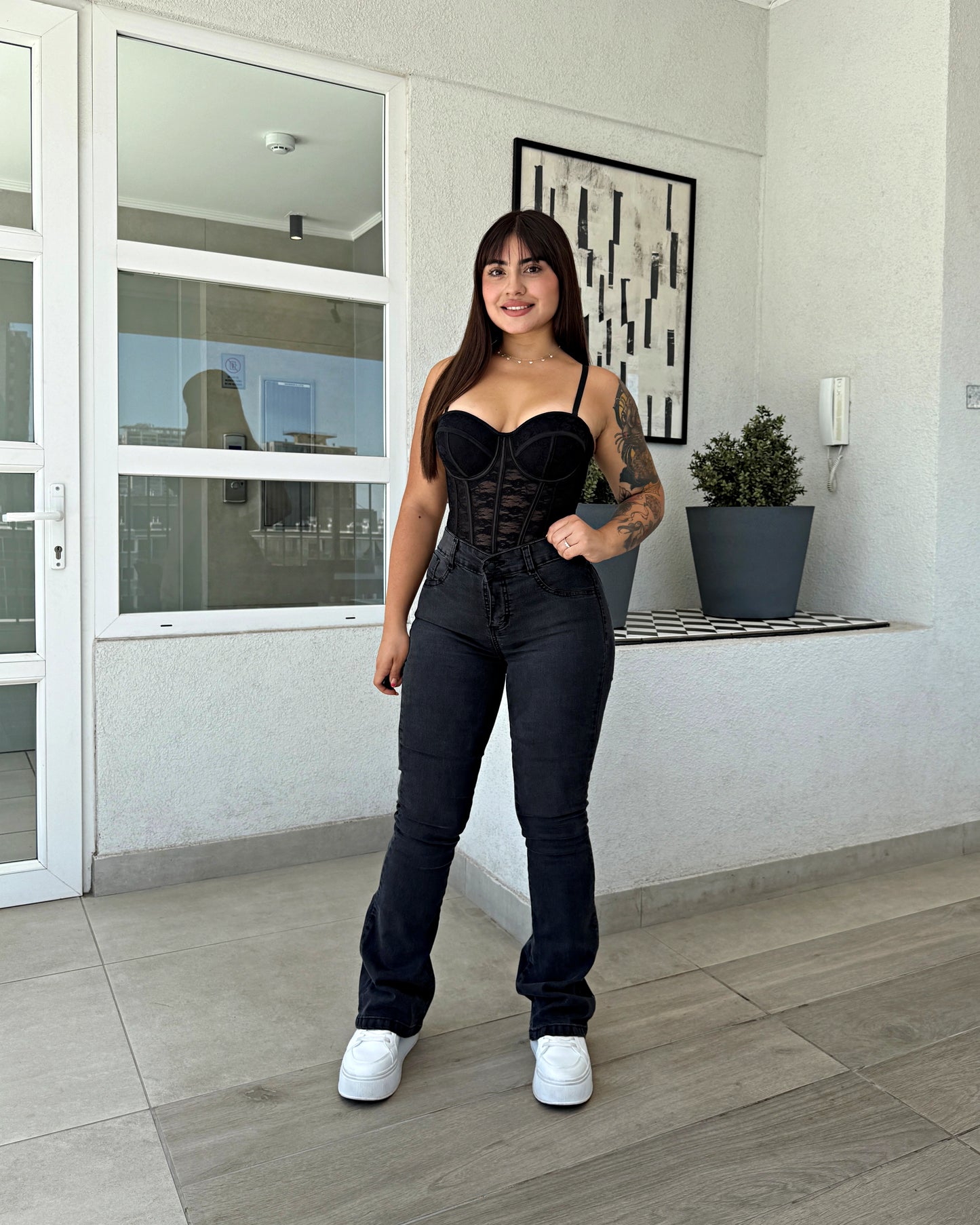 EZ2527 | Flare Nacional Grafito Ultra Push Up | EZ