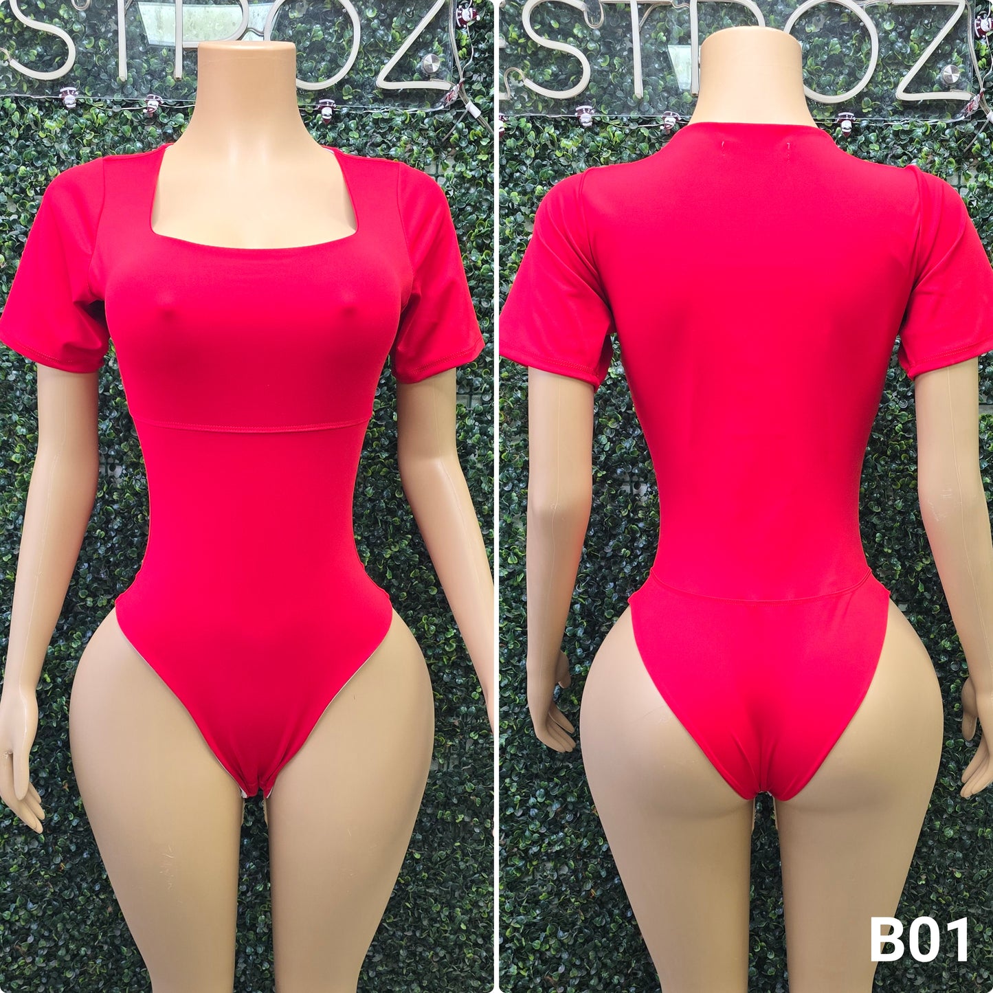 B01 | Body Modelador Cuello Cuadrado | EZ